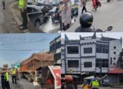 Dalam Rangka Memberikan Pelayanan Terbaik kepada Masyarakat, Polsek Sunggal Laksanakan Pengaturan Lalu Lintas Pagi Hari, Pastikan Aktivitas Warga Berjalan Lancar