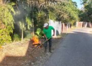 Sambut Ramadan, Warga Subulussalam Timur Gotong Royong Bersihkan Masjid