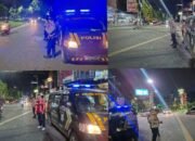 Pawas Polsek Sunggal Pimpin Patroli KRYD dan Himbauan Cegah Kejahatan Jalanan di Beberapa Titik Rawan