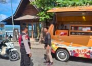 Amankan Kunjungan Wisatawan Polsek Kuta Utara Patroli Di Kawasan Pantai Batu Mejan