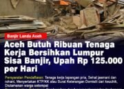 Kementerian PU Buka Kesempatan Kerja untuk Warga Aceh melalui Program Padat Karya Tunai