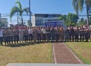 Waka Polres Bitung Pimpin Apel Gelar Pasukan Operasi Keselamatan Samrat 2026