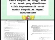Gedung PN Subulussalam Terancam Gagal Dibangun, Pengadilan Tinggi Aceh Minta Lahan Diganti