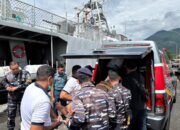 TNI AL Kerahkan Kapal Perang Evakuasi Korban Kecelakaan KM Alisa di Perairan Talise