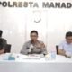 Selama Februari 2026, Polresta Manado Ungkap Kasus Sabu dan Ribuan Obat Keras
