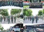 Pangdam I/BB Tinjau Kesiapan Satuan Batalyon Zeni Tempur 1/Dhira Dharma di Jalan Kapten Muslim Helvetia Timur