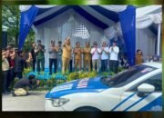 Kapolrestabes Medan Hadiri Pelepasan 4.000 Peserta Mudik Bareng Pemko Medan Idul Fitri 1447 H/2026 M di Terminal Amplas Medan