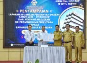 Wakil Bupati Deli Serdang Serahkan LKPD Unaudited TA 2025 kepada BPK RI Perwakilan Provinsi Sumut