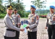 Kapolres Pidie Jaya Pimpin Apel Pemantapan Fungsi Pamapta SPKT dan Serahkan Kendaraan Dinas Operasional