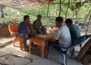 Babinsa Koramil 11/Bandar Baru Kodim 0102/Pidie melaksanakan kegiatan Komsos di desa Kayee Jatoe