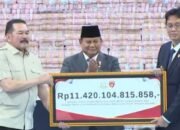 Disaksikan Langsung oleh Presiden RI : “Kejagung RI Laksanakan Penyerahan Denda Administratif dan Penyelamatan Keuangan Negara serta Penguasaan Kembali Kawasan Hutan Tahap VI oleh Satgas PKH”