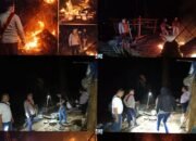 Polsek Pancur Batu Gerebek Sarang Narkoba di Sibolangit-Deli Serdang, Pelaku Kocar-Kacir Melarikan Diri, Barak-Barak Narkoba Dibongkar dan Dibakar serta Barang Bukti Diamankan