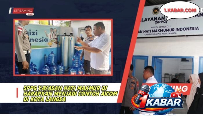 SPPG Yayasan Hati Makmur Indonesia Gampong Jawa Satu Diharapkan Menjadi Salah Satu Aicon Di kota Langsa.