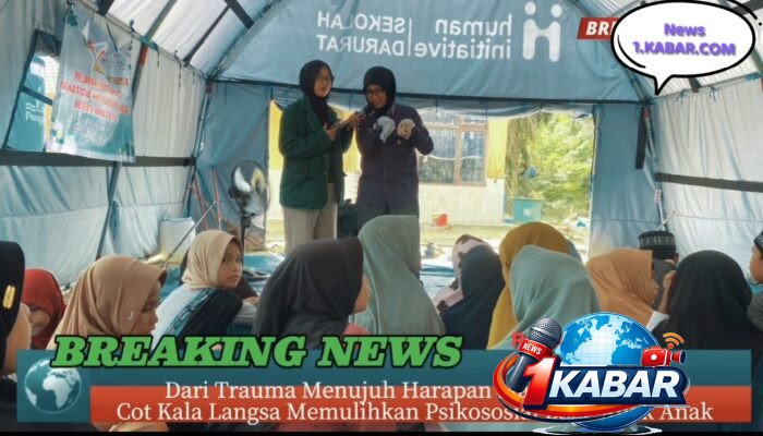 DARI TRAUMA MENUJU HARAPAN: MAHASISWA KKN IAIN COT KALA LANGSA HADIRKAN PEMULIHAN PSIKOSOSIAL BAGI ANAK-ANAK KORBAN BANJIR DI DESA PANTAI CEMPA