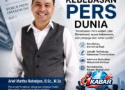 Refleksi Hari Kebebasan Pers, Arief Martha Rahadyan Tekankan Etika dan Literasi Informasi